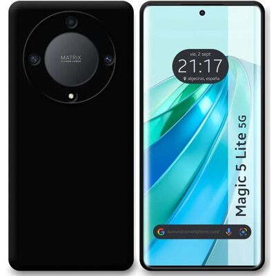 Huawei Honor Magic 5 Lite 5G - Coque, Noire, Silicone TPU - Publicité Huawei Honor Magic 5 Lite 5G - Coque, Noire, Silicone TPU - Publicité