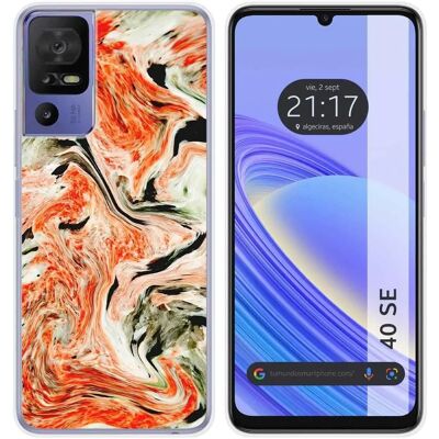 Coque pour TCL 40 Se Multicolore - Design marbre protecteur - Publicité Coque pour TCL 40 Se Multicolore - Design marbre protecteur - Publicité