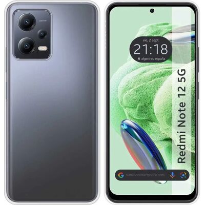 Xiaomi Redmi Note 12 5G Gennemsigtig Silikonecover Xiaomi Redmi Note 12 5G Gennemsigtig Silikonecover