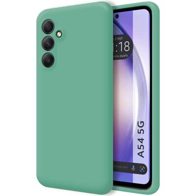 Coque en silicone liquide pour Samsung Galaxy A54 5G - Protège contre chocs et rayures - Publicité Coque en silicone liquide pour Samsung Galaxy A54 5G - Protège contre chocs et rayures - Publicité