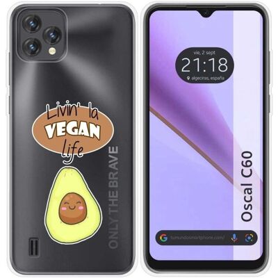 Coque en silicone pour Blackview Oscal C60 - Vegan Life - Publicité Coque en silicone pour Blackview Oscal C60 - Vegan Life - Publicité