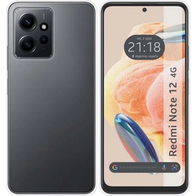 Coque en Silicone Gel TPU Transparente Xiaomi Redmi Note 12 4G - Publicité Coque en Silicone Gel TPU Transparente Xiaomi Redmi Note 12 4G - Publicité