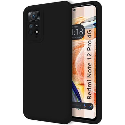 Xiaomi Redmi Note 12 Pro 4G Siliconen Vloeistof Beschermhoes Xiaomi Redmi Note 12 Pro 4G Siliconen Vloeistof Beschermhoes