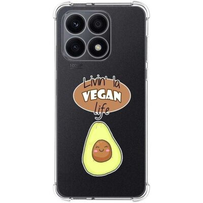 Coque en Silicone Transparente Vegan Life pour Huawei Honor X7a - Étui Protecteur - Publicité Coque en Silicone Transparente Vegan Life pour Huawei Honor X7a - Étui Protecteur - Publicité