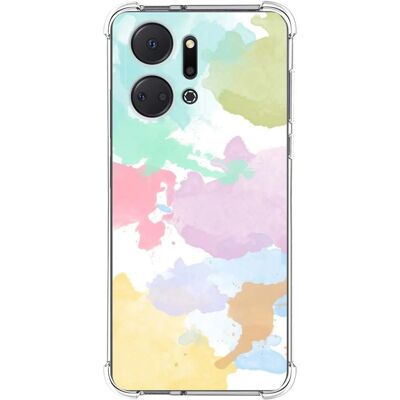 Coque en silicone multicolore Huawei Honor X8a - Résistante aux chocs - Publicité Coque en silicone multicolore Huawei Honor X8a - Résistante aux chocs - Publicité