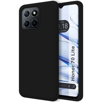 Coque TUMUNDOSMARTPHONE Honor 70 Lite 5G en Silicone Noir - Étui téléphone - Publicité Coque TUMUNDOSMARTPHONE Honor 70 Lite 5G en Silicone Noir - Étui téléphone - Publicité