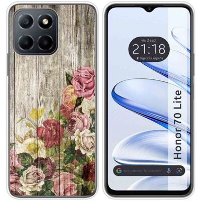 Coque silicone Honor 70 Lite 5G Design Bois Tumundosmartphone - Publicité Coque silicone Honor 70 Lite 5G Design Bois Tumundosmartphone - Publicité