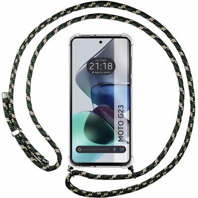 TUMUNDOSMARTPHONE Verde/Dourado Capa à Prova de Choques para G23 TUMUNDOSMARTPHONE Verde/Dourado Capa à Prova de Choques para G23