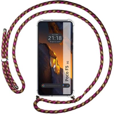 Coque antichoc rose pour Xiaomi Poco F5 5G - Protection - Publicité Coque antichoc rose pour Xiaomi Poco F5 5G - Protection - Publicité