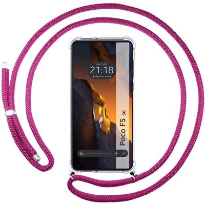 TUMUNDOSMARTPHONE Rosa Fucsia Xiaomi Poco F5 5G Mobilskal TUMUNDOSMARTPHONE Rosa Fucsia Xiaomi Poco F5 5G Mobilskal