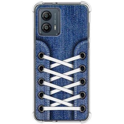 Coque en Silicone pour Motorola Moto G53 5G - Design Sneakers - Publicité Coque en Silicone pour Motorola Moto G53 5G - Design Sneakers - Publicité