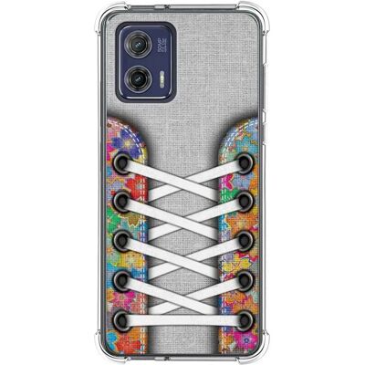 Housse en Silicone pour Motorola G73 5G - Design Zapatillas 04 - Publicité Housse en Silicone pour Motorola G73 5G - Design Zapatillas 04 - Publicité