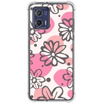 Coque en Silicone TUMUNDOSMARTPHONE pour Motorola Moto G73 5G - Design Fleurs - Publicité Coque en Silicone TUMUNDOSMARTPHONE pour Motorola Moto G73 5G - Design Fleurs - Publicité