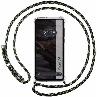 Coque TUMUNDOSMARTPHONE Google Pixel 7a 5G Vert Doré - Coque Coque TUMUNDOSMARTPHONE Google Pixel 7a 5G Vert Doré - Coque