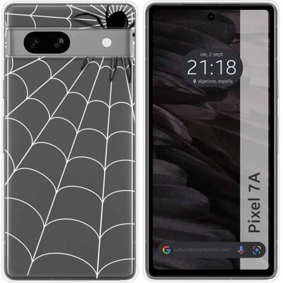Coque Transparente Araignée pour Pixel 7A 5G - Publicité Coque Transparente Araignée pour Pixel 7A 5G - Publicité