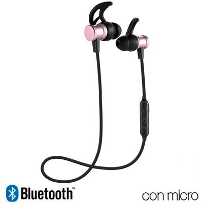 Fones de Ouvido Esportivos Bluetooth Estéreo - ROSA Fones de Ouvido Esportivos Bluetooth Estéreo - ROSA