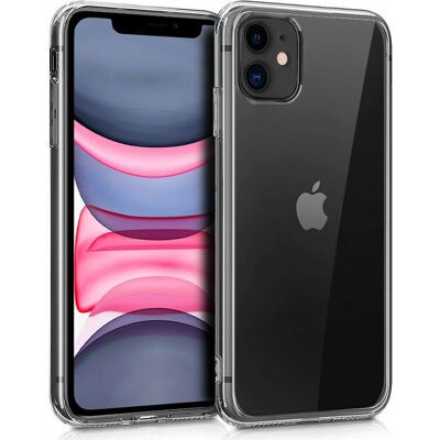 Coque en Silicone Transparente pour iPhone 11 - Étui - Publicité Coque en Silicone Transparente pour iPhone 11 - Étui - Publicité