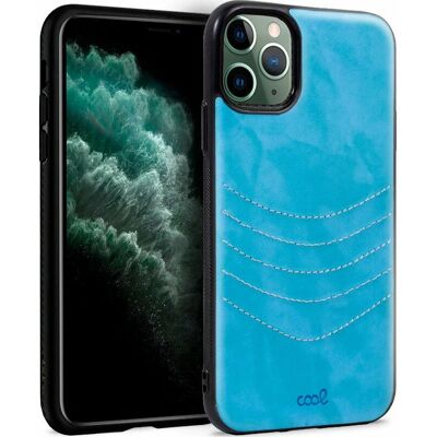 Cool iPhone 11 Pro Max Leder Blau Hülle - Handyhülle Cool iPhone 11 Pro Max Leder Blau Hülle - Handyhülle