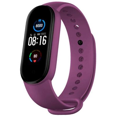 Bracelet d'activité violet Xiaomi Mi Band 5 / 6 / 7 - Publicité Bracelet d'activité violet Xiaomi Mi Band 5 / 6 / 7 - Publicité