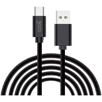 Cable USB-C 3m Cool - 2,4A - Negro Cable USB-C 3m Cool - 2,4A - Negro