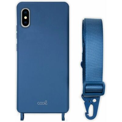 Funda con Correa para iPhone X/XS - Azul - Carcasa móvil Funda con Correa para iPhone X/XS - Azul - Carcasa móvil