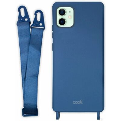 Funda colgante COOL para iPhone 12/12 Pro Azul Funda colgante COOL para iPhone 12/12 Pro Azul