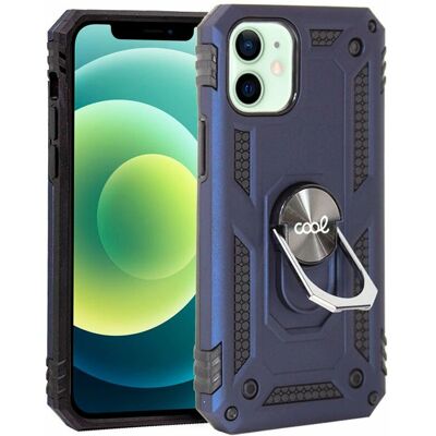 Cool Hard Ring Case voor iPhone 12/12 Pro Blauw Cool Hard Ring Case voor iPhone 12/12 Pro Blauw