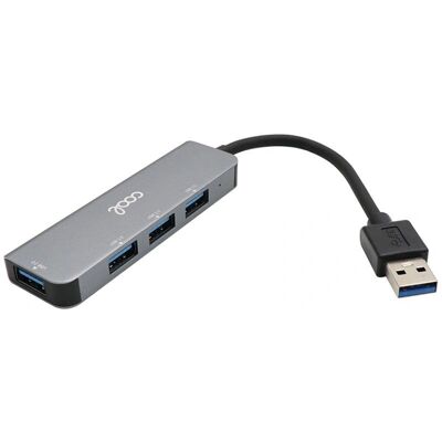Hub USB Cool 8434847053752 - 4 Ports, USB 3.2, Gris - Publicité Hub USB Cool 8434847053752 - 4 Ports, USB 3.2, Gris - Publicité