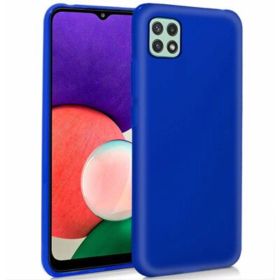 Samsung Galaxy A22 5G Blaue Silikonhülle - Handyhülle Samsung Galaxy A22 5G Blaue Silikonhülle - Handyhülle