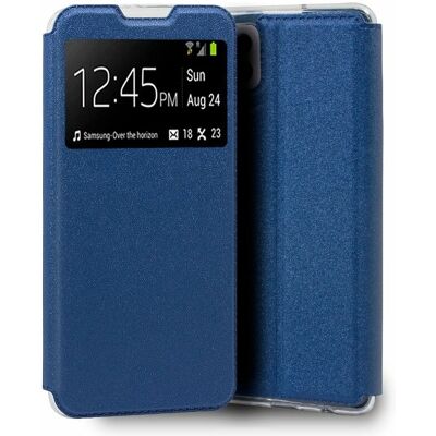 COOL Galaxy A22 4G Blaue Flip Hülle - Handyhülle COOL Galaxy A22 4G Blaue Flip Hülle - Handyhülle