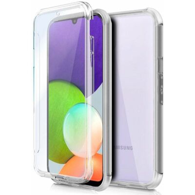 Coque en silicone transparente Galaxy A22 4G - Publicité Coque en silicone transparente Galaxy A22 4G - Publicité