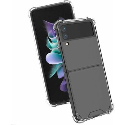 Coque Transparente Antichoc Samsung Galaxy Z Flip 3 - Publicité Coque Transparente Antichoc Samsung Galaxy Z Flip 3 - Publicité