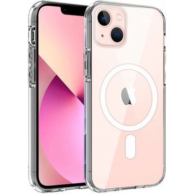 Capa Magnética Cool para iPhone 13 Transparente - Capinha de Telefone Capa Magnética Cool para iPhone 13 Transparente - Capinha de Telefone