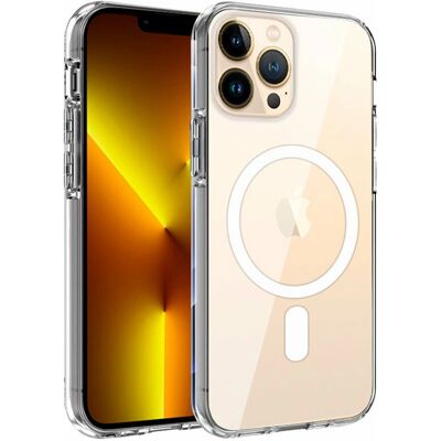 Coque transparente pour iPhone 13 Pro Max - Magnetique - Publicité Coque transparente pour iPhone 13 Pro Max - Magnetique - Publicité
