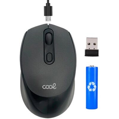 COOL Mouse 8434847058436 Ambidestro Bluetooth 1600 DPI - Mouse COOL Mouse 8434847058436 Ambidestro Bluetooth 1600 DPI - Mouse