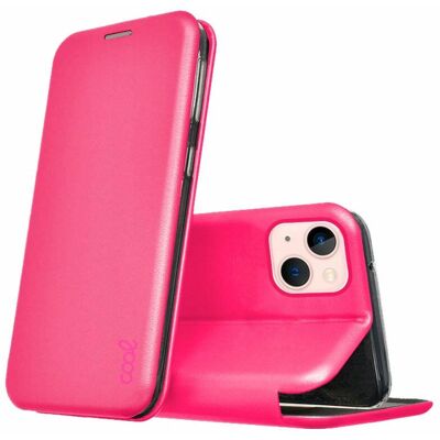 Funda flip fucsia Cool para iPhone 13 - Carcasa para móvil Funda flip fucsia Cool para iPhone 13 - Carcasa para móvil