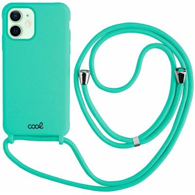 Mintkleurige iPhone 12/12 Pro Shockproof TPU-opbergdoos met Lanyard Mintkleurige iPhone 12/12 Pro Shockproof TPU-opbergdoos met Lanyard
