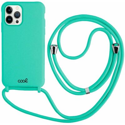 Funda Cool para iPhone 13 Pro Mint a prueba de golpes con Cordón Funda Cool para iPhone 13 Pro Mint a prueba de golpes con Cordón