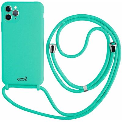Cool iPhone 11 Pro Max Mint Schokbestendige Hoes met Lanyard Cool iPhone 11 Pro Max Mint Schokbestendige Hoes met Lanyard