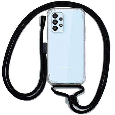 Funda transparente para Samsung Galaxy A13 4G con cordón Funda transparente para Samsung Galaxy A13 4G con cordón