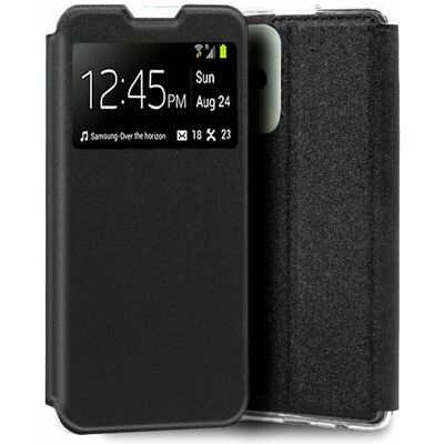Cool Capa flip preta para Realme C35 / Narzo 50A - Capa para celular Cool Capa flip preta para Realme C35 / Narzo 50A - Capa para celular