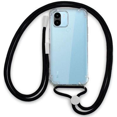 Coque Bleue Redmi A1 Anti-chocs avec Lanyard - Publicité Coque Bleue Redmi A1 Anti-chocs avec Lanyard - Publicité
