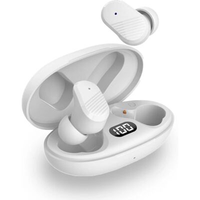 Casque sans fil Cool Feel - In-ear Bluetooth Blanc - Publicité Casque sans fil Cool Feel - In-ear Bluetooth Blanc - Publicité