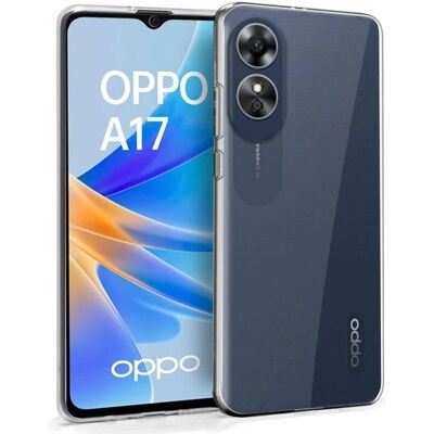 Funda de silicona transparente para OPPO A17 - Protector de móvil Funda de silicona transparente para OPPO A17 - Protector de móvil