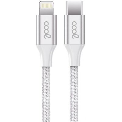 Cool Nylon 1.2 M Usb-c To Lightning Cable Transparente - Cable Cool Nylon 1.2 M Usb-c To Lightning Cable Transparente - Cable