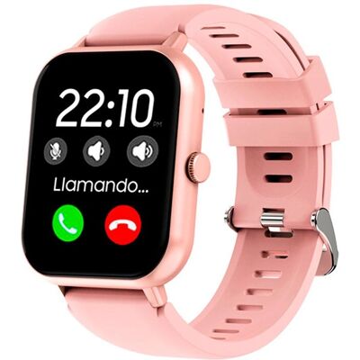 Reloj inteligente Rosa COOL Forest 1,83" - Pantalla táctil, Resistente IP67 Reloj inteligente Rosa COOL Forest 1,83" - Pantalla táctil, Resistente IP67