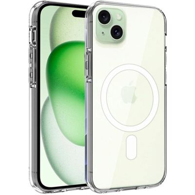 COOL Magneethoes voor iPhone 15 Plus Transparant - Telefoonhoesje COOL Magneethoes voor iPhone 15 Plus Transparant - Telefoonhoesje