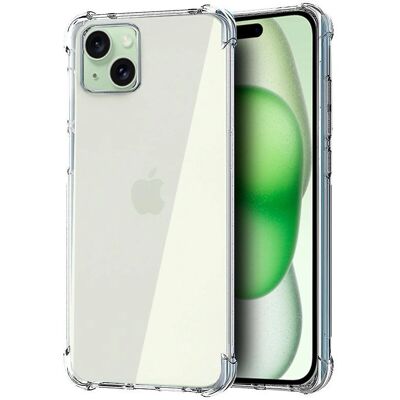 Funda COOL para iPhone 15 Plus Transparente AntiShock - Carcasa Funda COOL para iPhone 15 Plus Transparente AntiShock - Carcasa