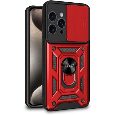 Cool iPhone 15 Pro Max Vermelho Capa à Prova de Choques - Capinha Cool iPhone 15 Pro Max Vermelho Capa à Prova de Choques - Capinha