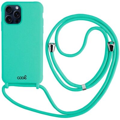 Funda a prueba de golpes Mint para iPhone 15 Pro de COOL Accesorios Funda a prueba de golpes Mint para iPhone 15 Pro de COOL Accesorios